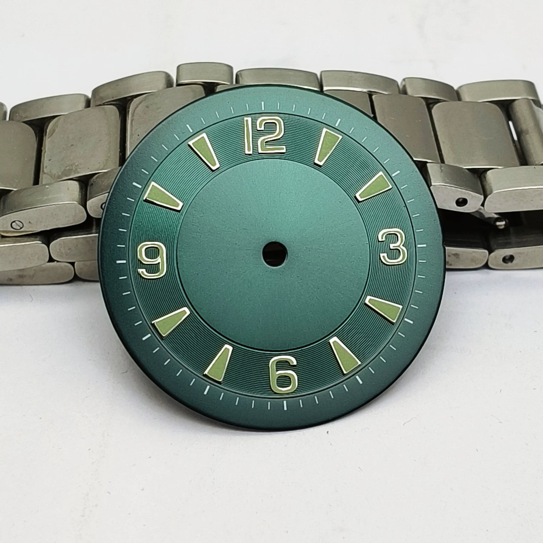 33.5mm dial and hands 36912 number for eta2824 miyota 8215 seiko NH35 movement green luminous