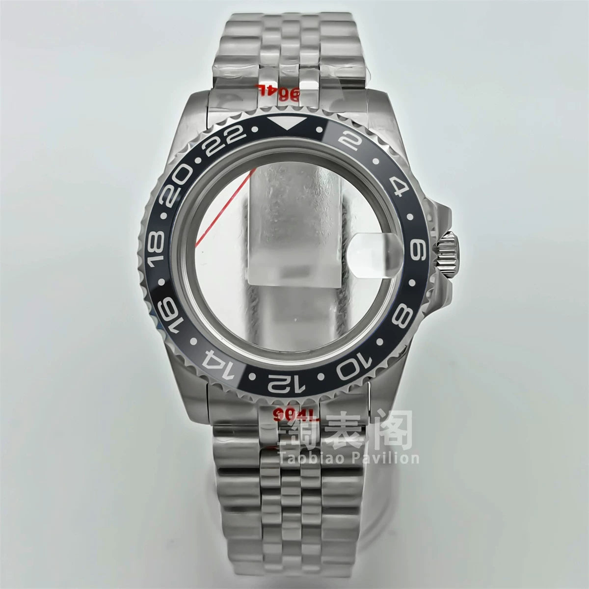 Modified Submariner Case 36mm/38mm GMT Case ceramic bezel sapphire glass for NH35 34 36 38 Etc movement
