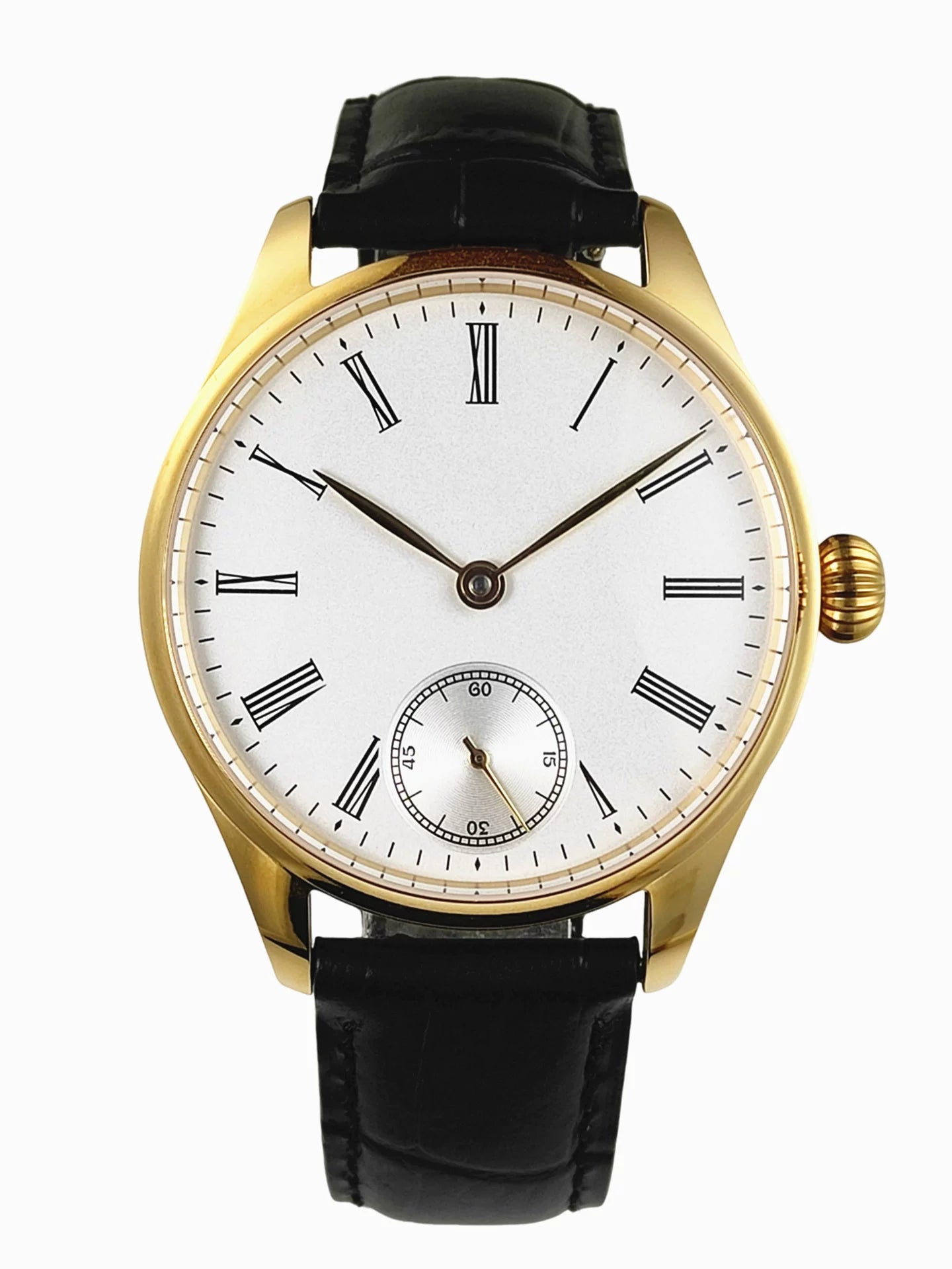 40MM manual mechanical watch seagull st3621 Dress Jones sword Roman Dial Sapphire 3ATM