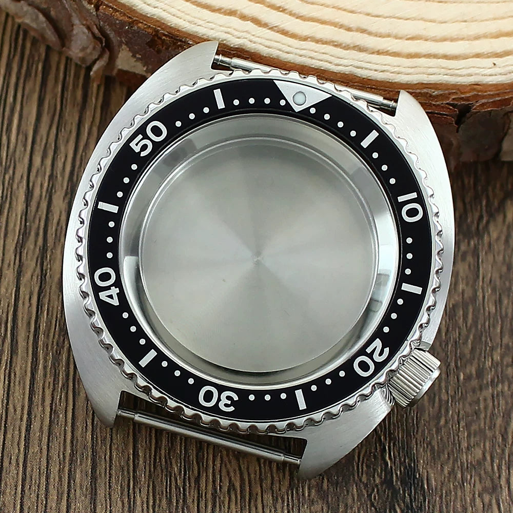 Miyota 9015 watch case 45MM modified turtle watch case Sapphire 20ATM Captain Willard Box