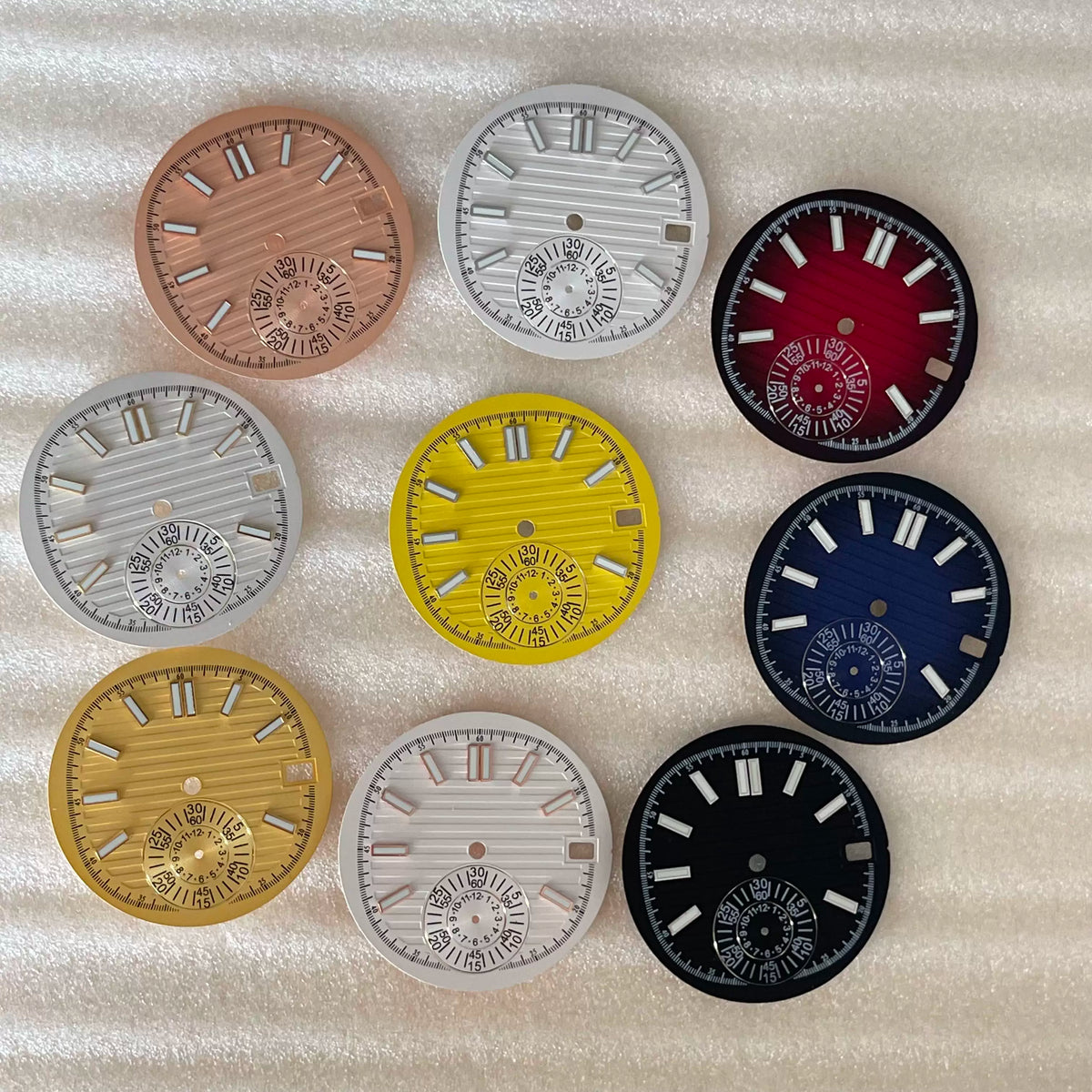 28.5MM modified VK61 dial Green luminous without logo