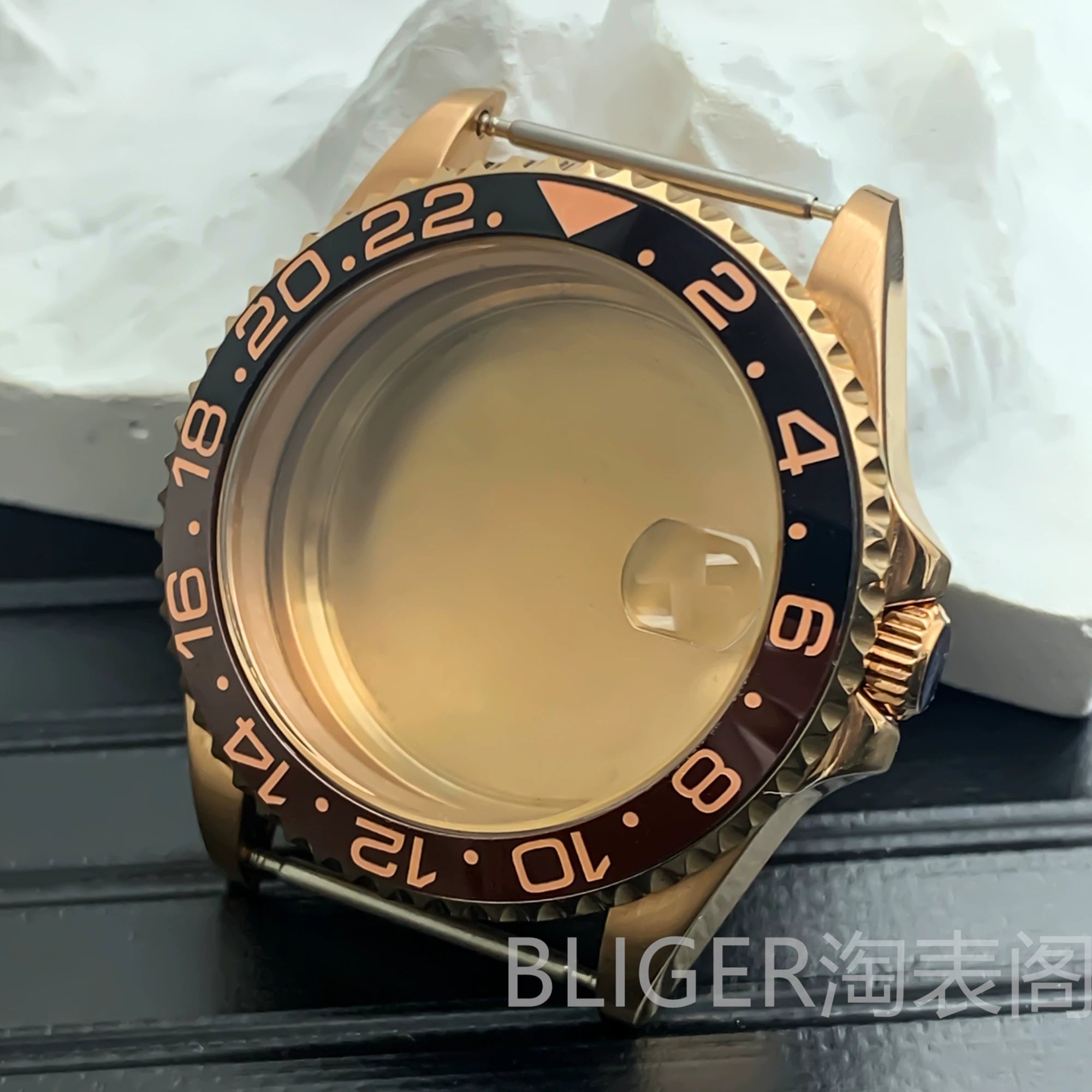 36mm 38mm Submariner Case GMT Bezel NH34 35 36 ETA2824 PT5000 Sapphire 10bar