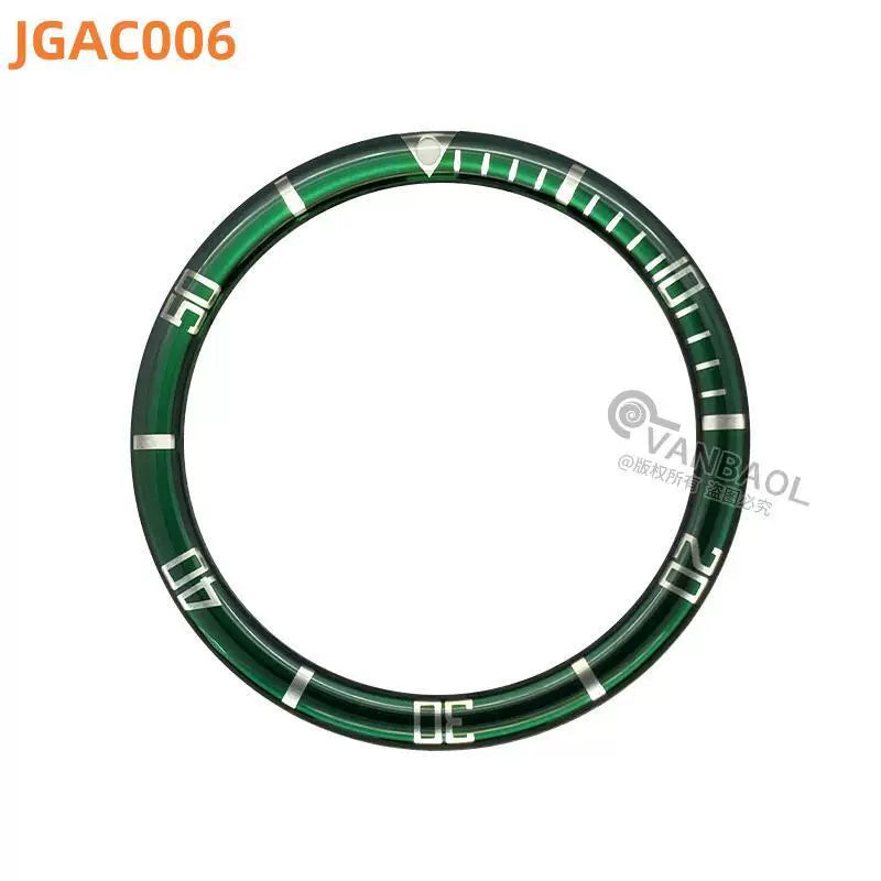 38MM x31.5mm Skx007 Bezel Watch accessories, resin B.C style digital indicator ring, suitable for 007 outer ring baffle