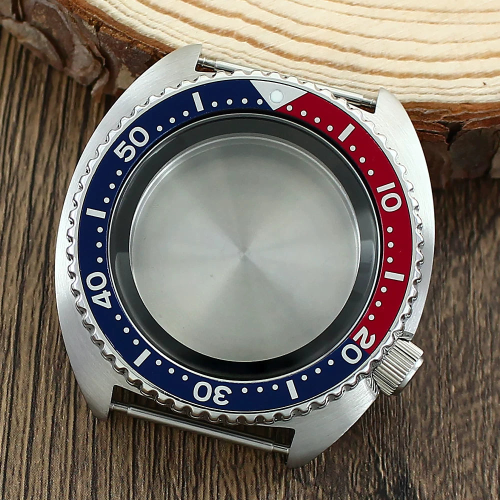 Miyota 9015 watch case 45MM modified turtle watch case Sapphire 20ATM Captain Willard Box