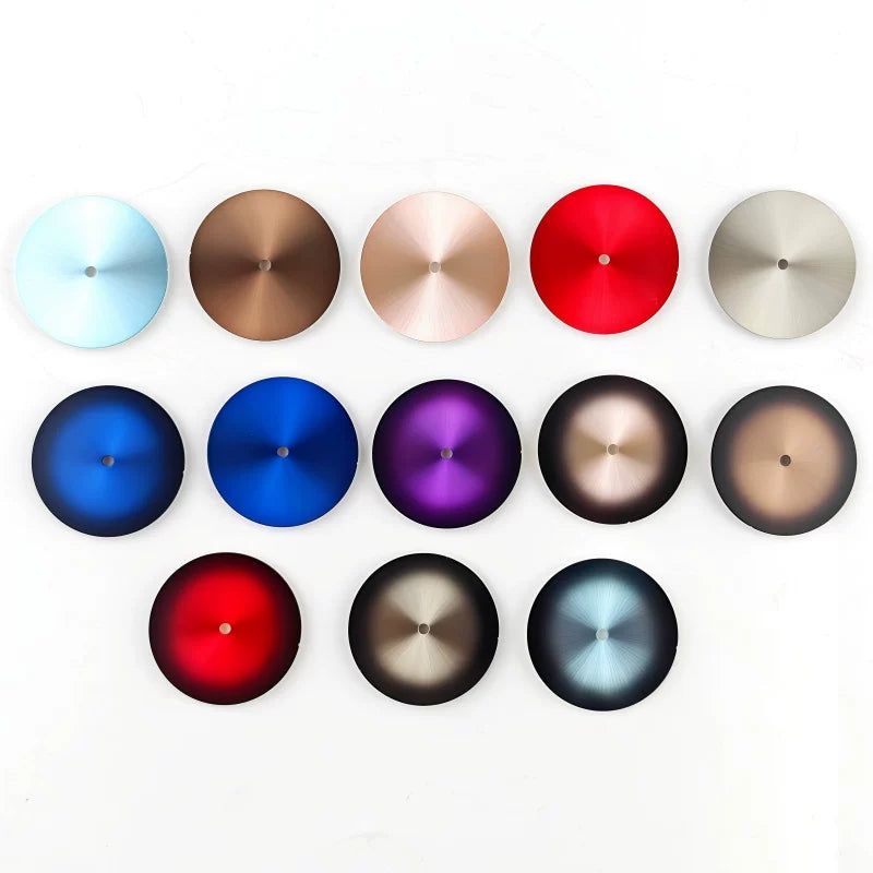 Total Blank Dial Colors Gradient Total Sterile Dial Musou DIY watch assembly accessories for NH35 NH36 NH38 etc diameter 28.5mm