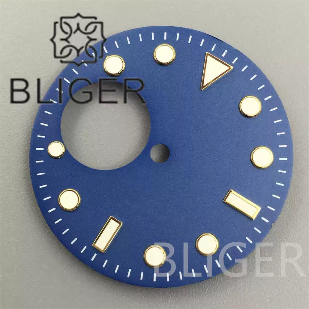 New green luminous NH38 dial 29mm for NH38 automatic movement watch accessories