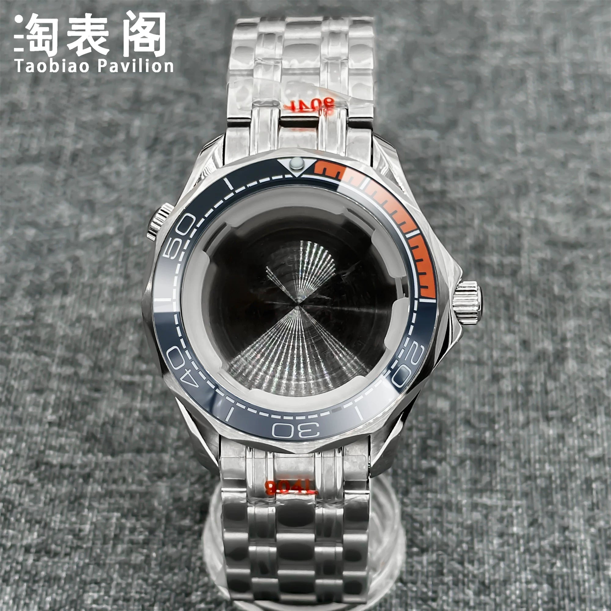 41Mm Seamaster 300 case for NH35/36 ETA2824 PT5000 Miyota 8215 Solid Back 10ATM Sapphire