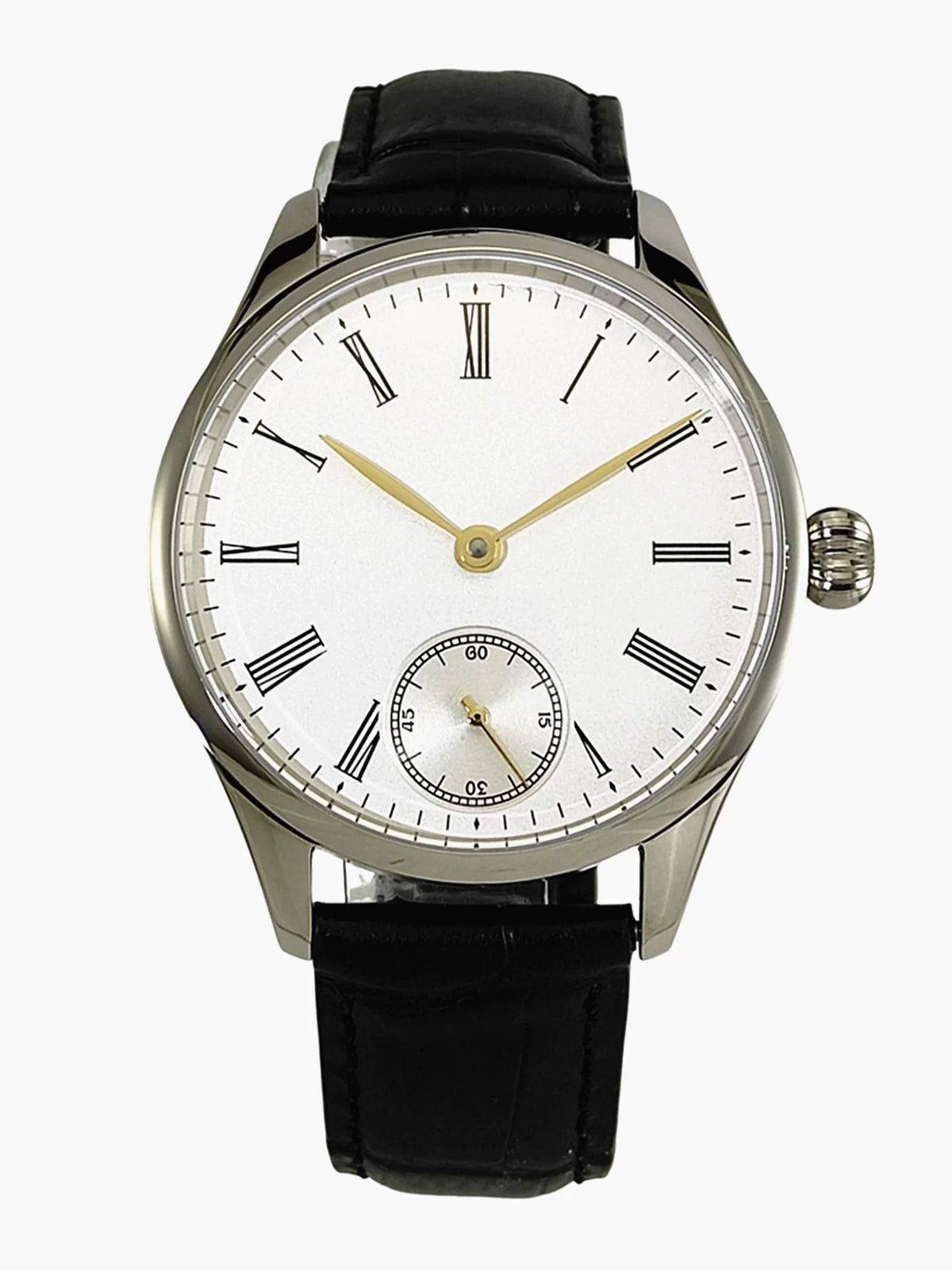 40MM manual mechanical watch seagull st3621 Dress Jones sword Roman Dial Sapphire 3ATM