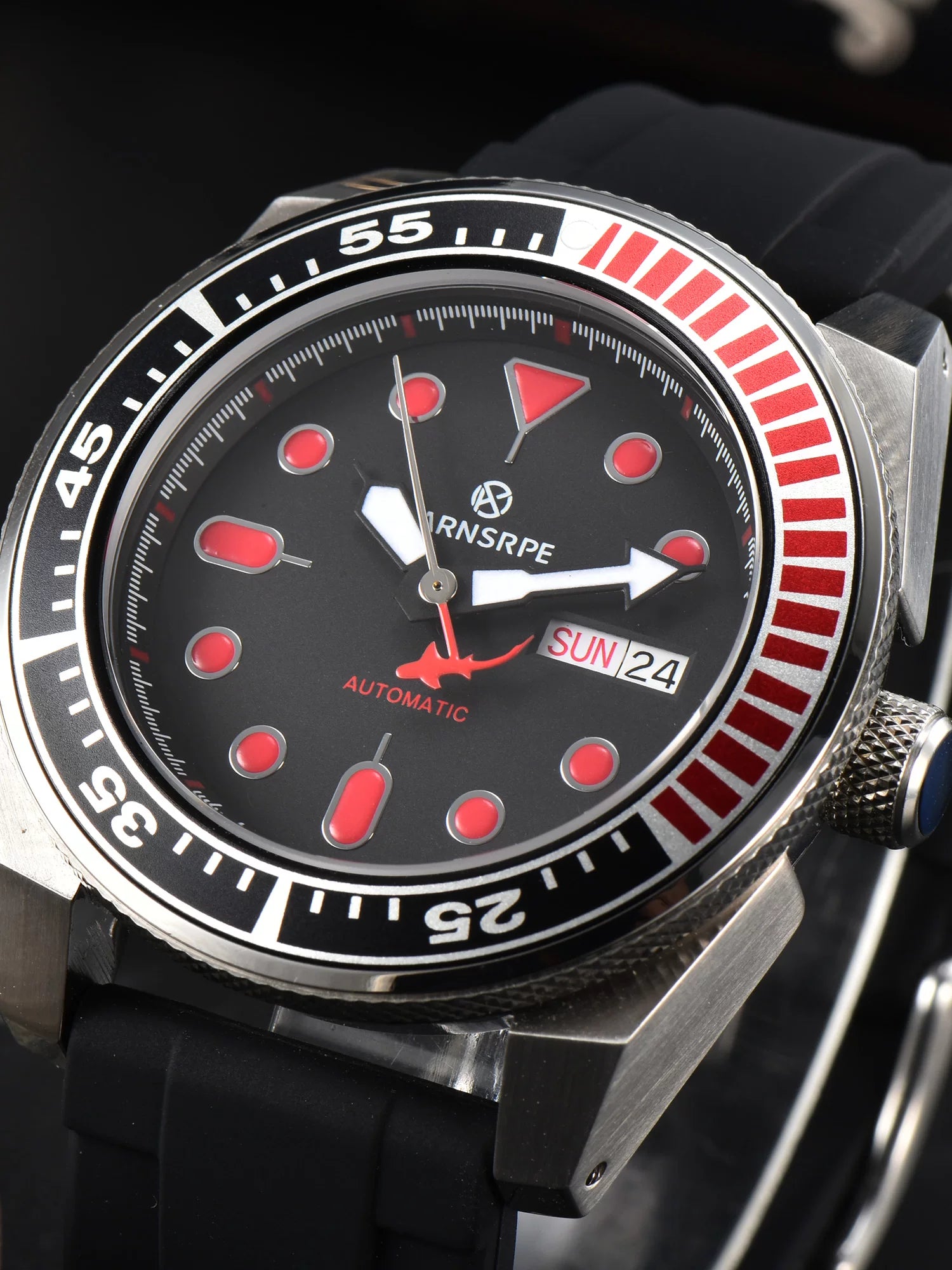 Samurai Watch Japan NH35/ 36 Automatic watch 43mm 10bar sapphire