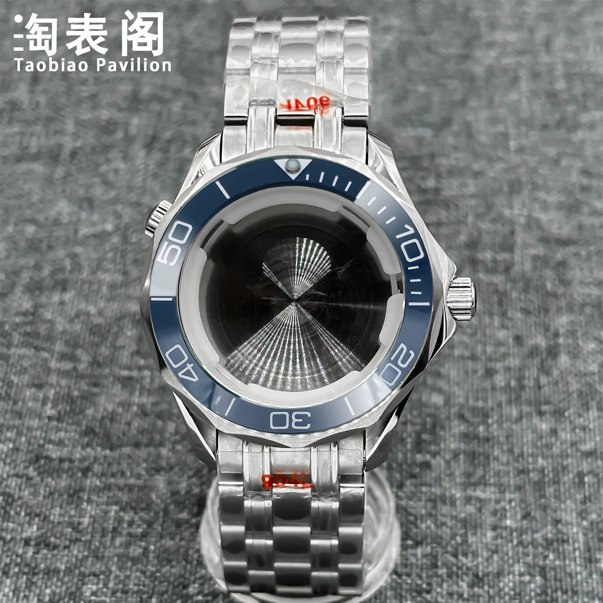 41Mm Seamaster 300 case for NH35/36 ETA2824 PT5000 Miyota 8215 Solid Back 10ATM Sapphire