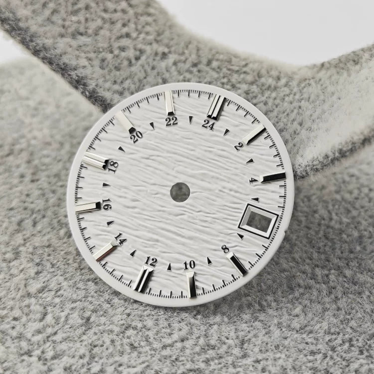 NH34 dial ripple surface 28.5mm Sterile Customizable Dial