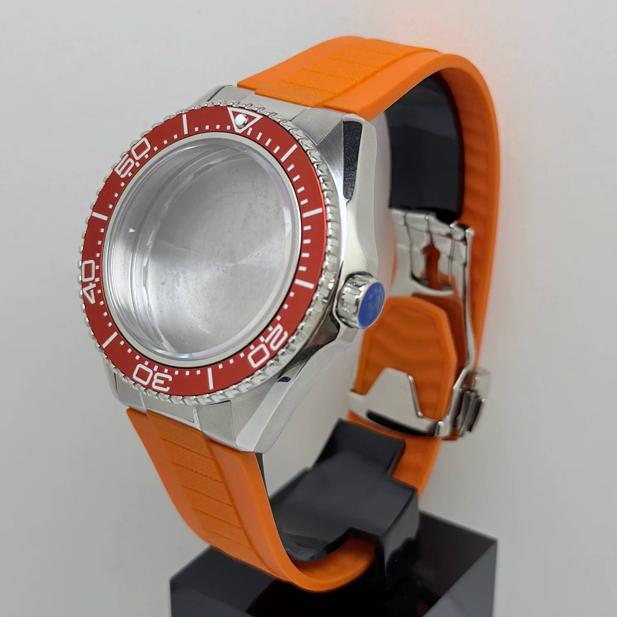 Premium 42MM Seamaster Planet Ocean Mod Watch Case for NH35 NH34 36 38 etc NH Series movement Sapphire