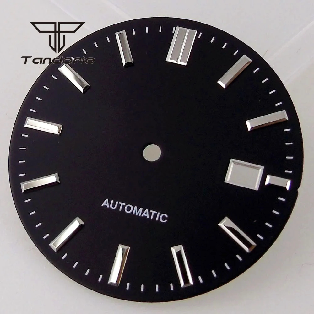 33.5MM gs Cocktail watch dial silver hand set NH35 NH36 nh38 pilot modification accessories