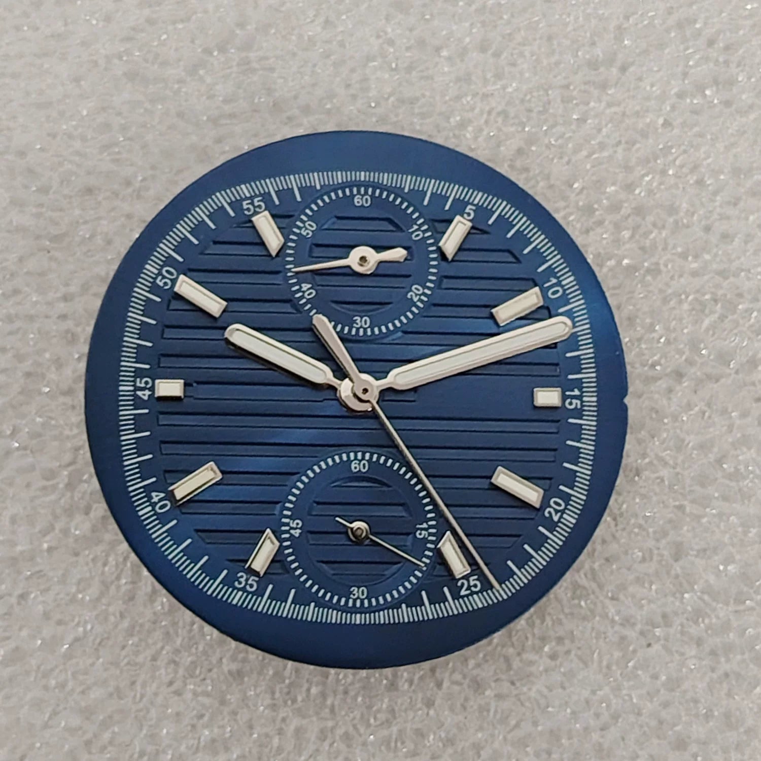 41mm Quartz Nautilus Watch Case set Sterile stainless steel sapphire glass for vk61 movement 3ATM
