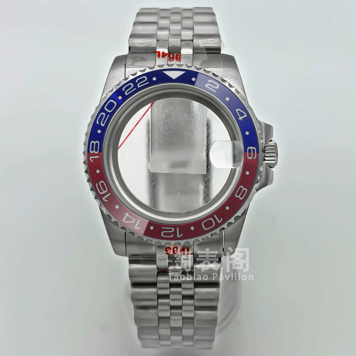 Modified Submariner Case 36mm/38mm GMT Case ceramic bezel sapphire glass for NH35 34 36 38 Etc movement
