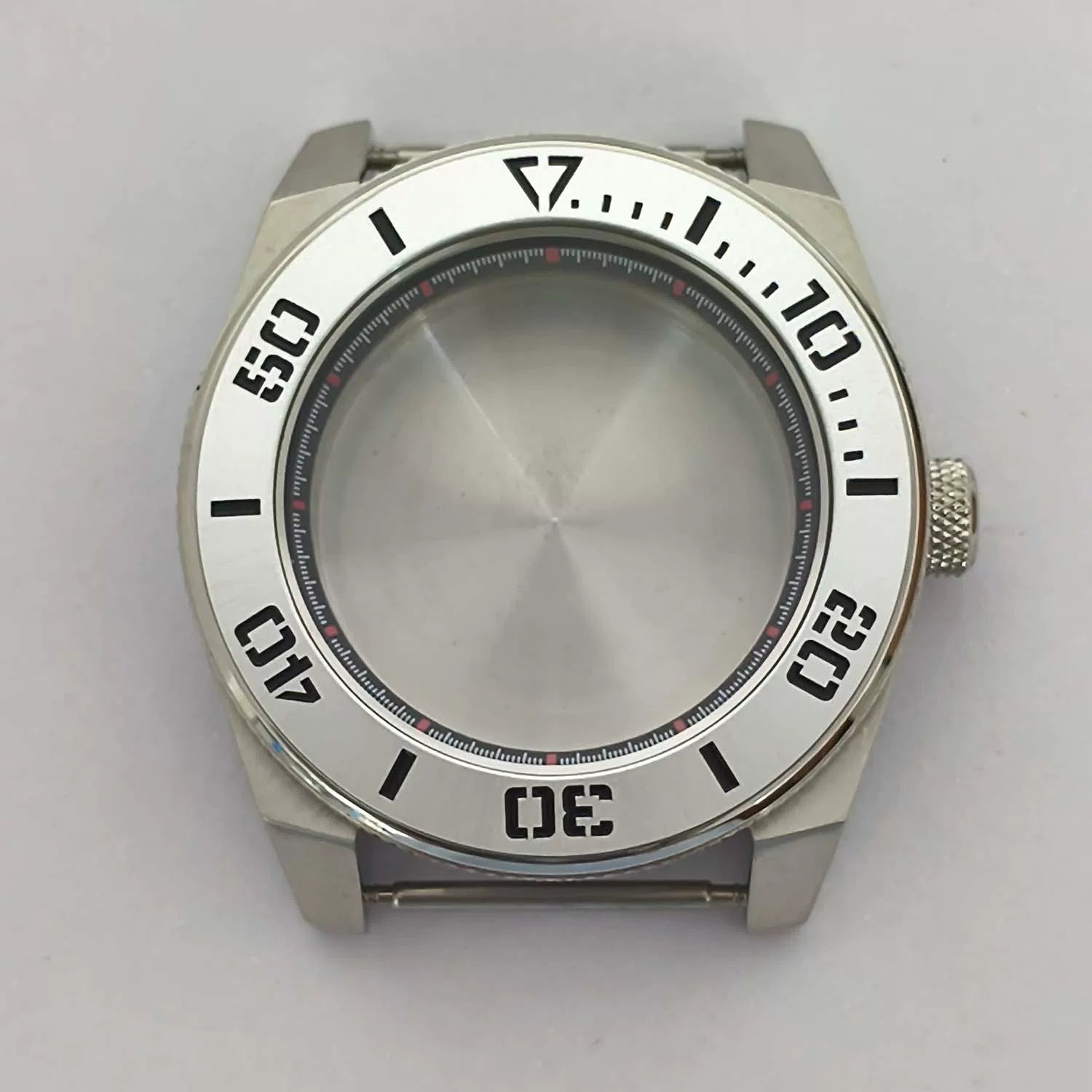 Samurai Watch Case compass bezel Prospex 316L stainless steel 43mm aluminum ring Sapphire glass NH35/NH36 NH38 34 movement