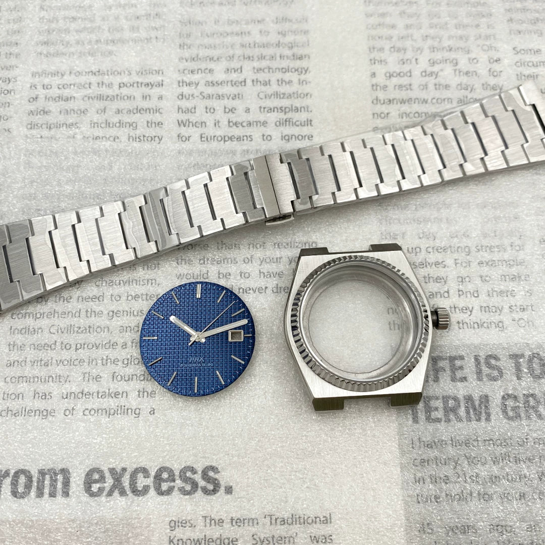 PRX Super Player Watch Case +Dial Hands 40mm NH35 Movement Sapphire GlassBack 5ATM fit 31.8mm Dial