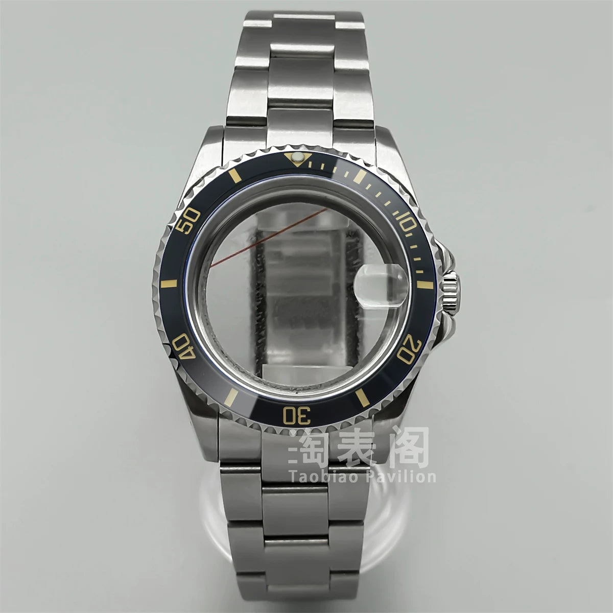 Modified Submariner Case 36mm/38mm GMT Case ceramic bezel sapphire glass for NH35 34 36 38 Etc movement