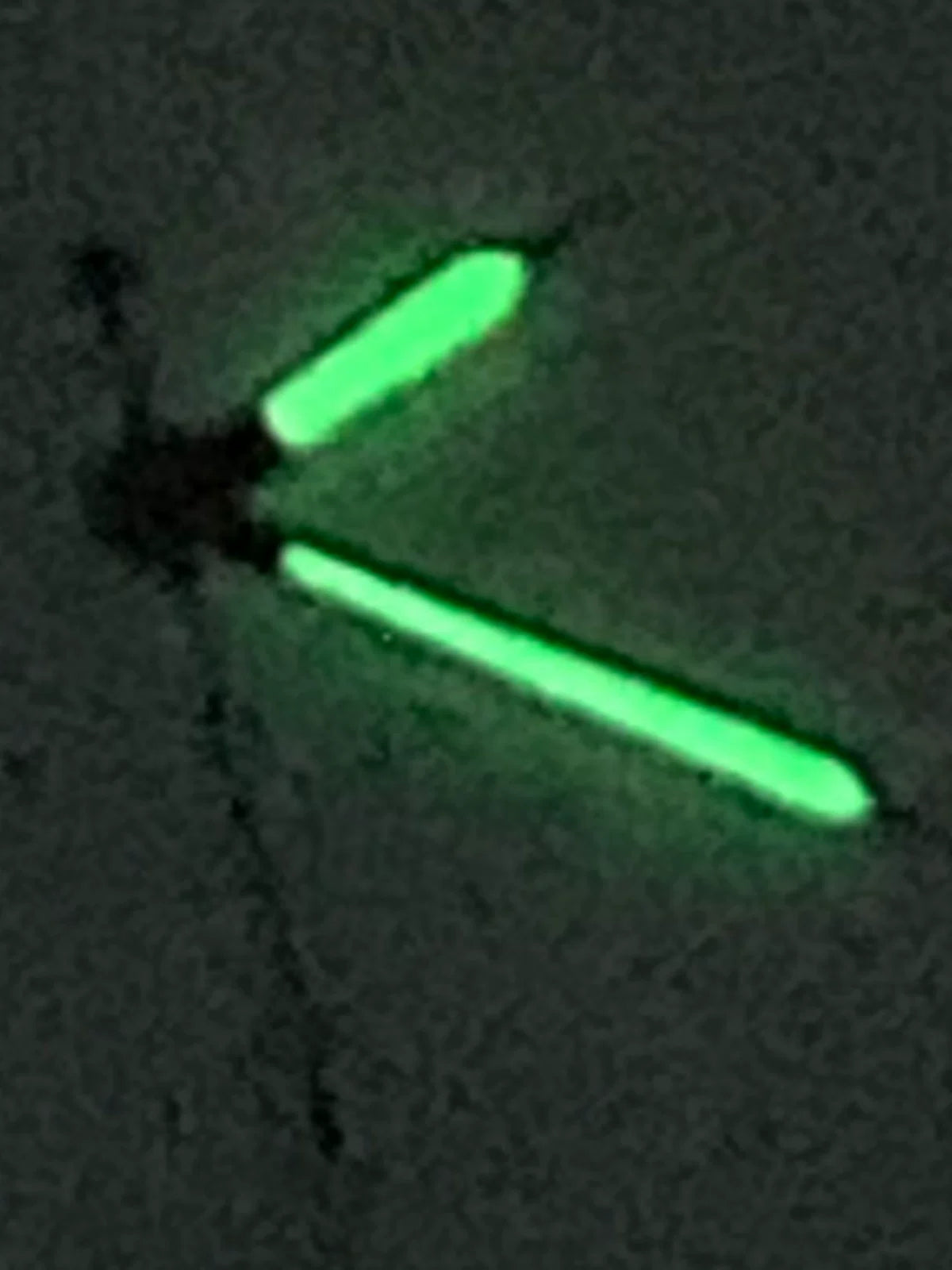 Pilots watch hands Silver edge green luminous for NH35 NH36 NH70 7S26 4R35 ETA2824 PT5000