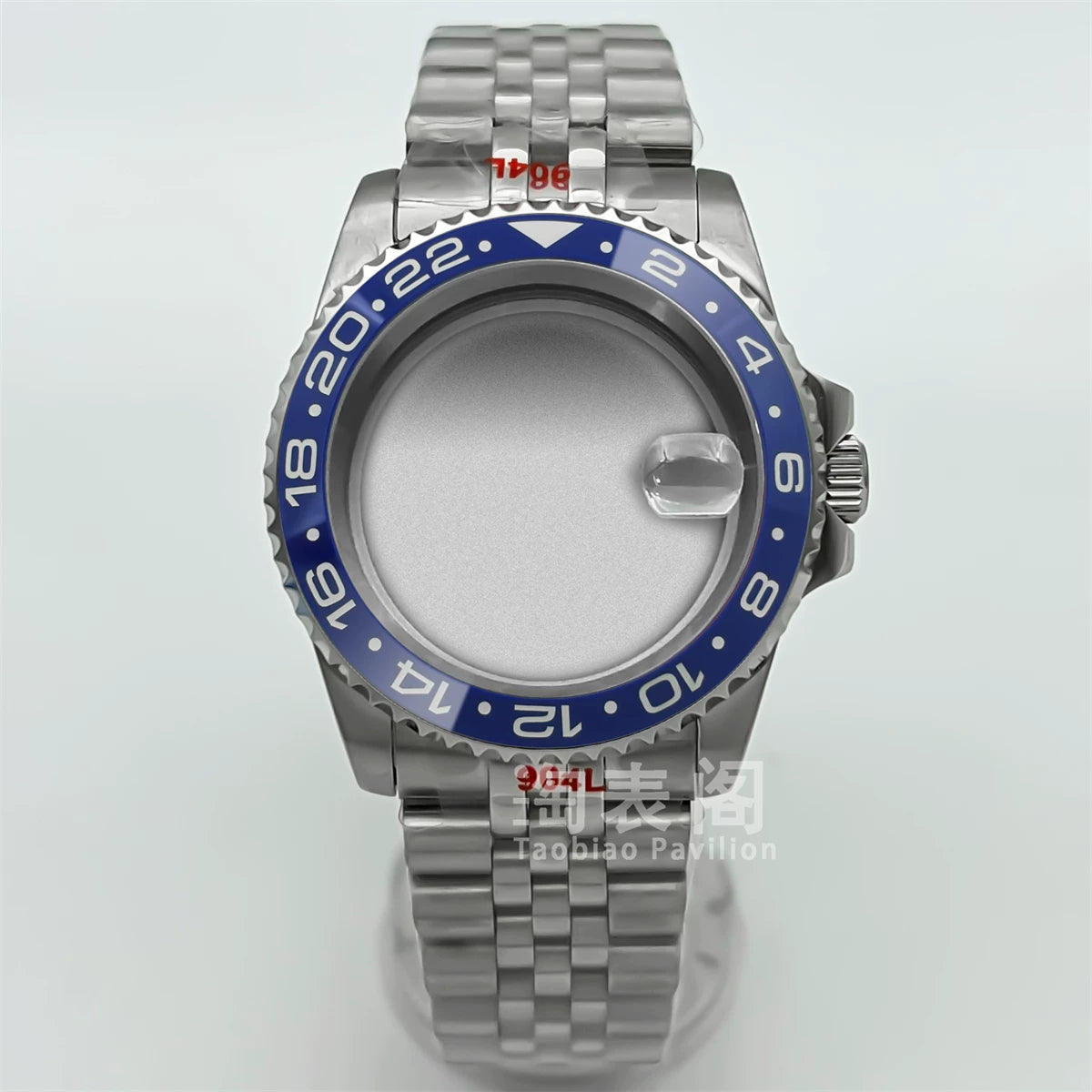 Modified Submariner Case 36mm/38mm GMT Case ceramic bezel sapphire glass for NH35 34 36 38 Etc movement