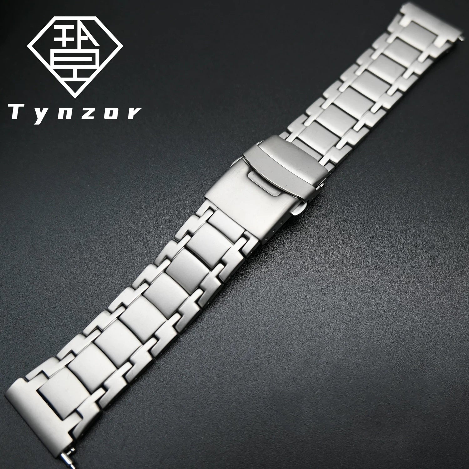 TA2 pure titanium watch strap flat end 18mm 19mm 20mm 21mm 22mm anti allergy light weight