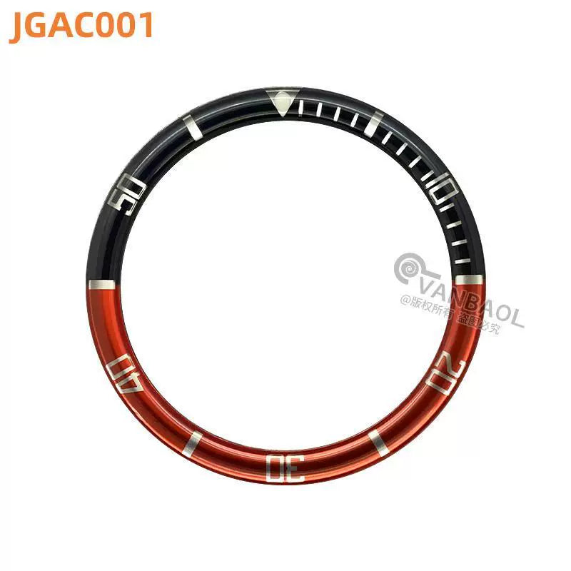 38MM x31.5mm Skx007 Bezel Watch accessories, resin B.C style digital indicator ring, suitable for 007 outer ring baffle