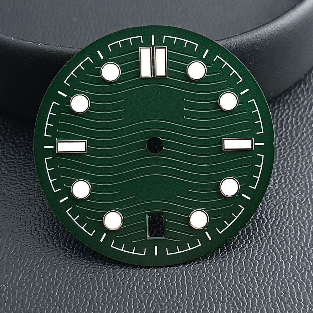 31.8mm Seamaster 300 Green luminous dial fits NH35/NH36 movements custom logos