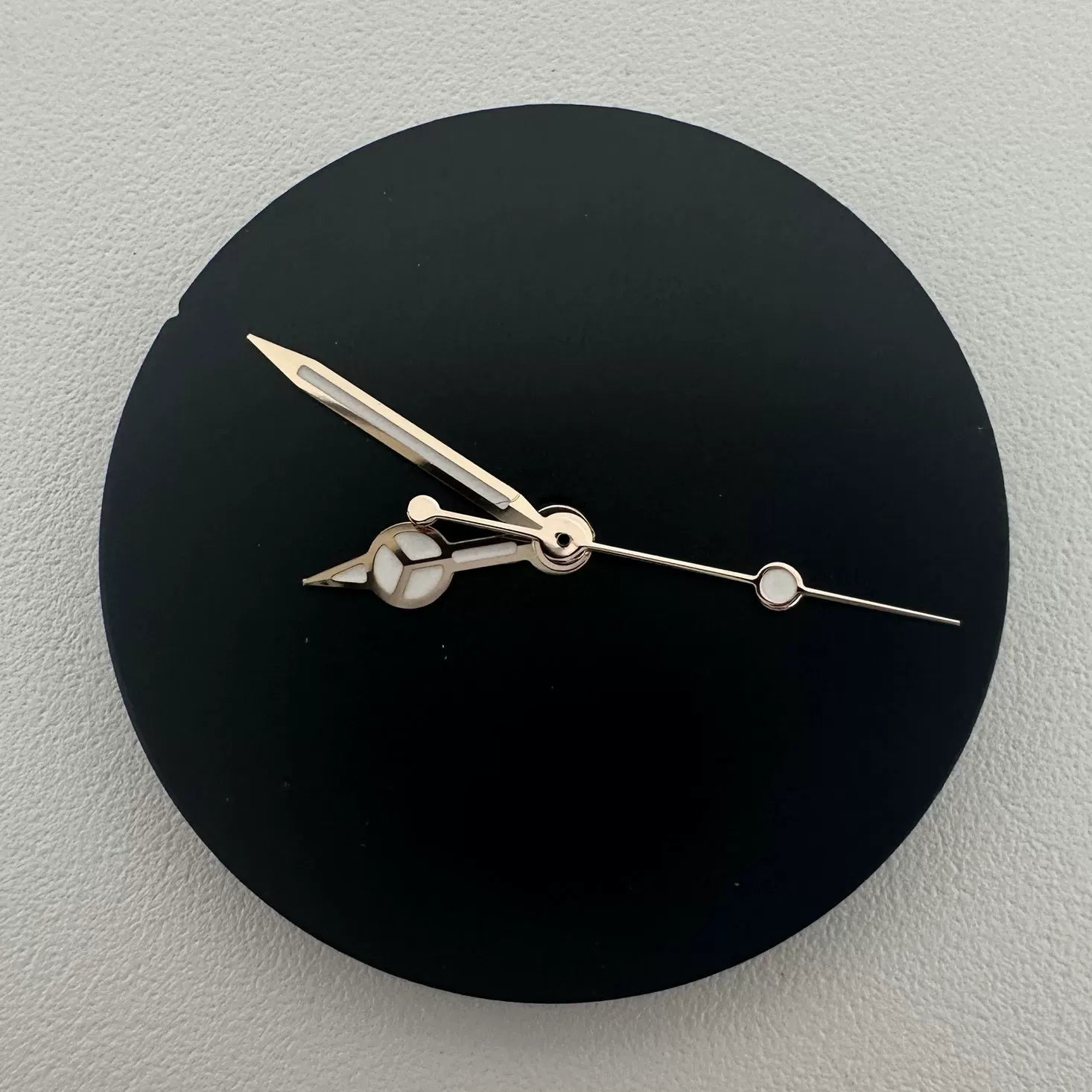 Musou Dial Modified total blank dial black with hand diameter 28.5MM fits NH35 NH36 NH38 mechanical movement no lume dial