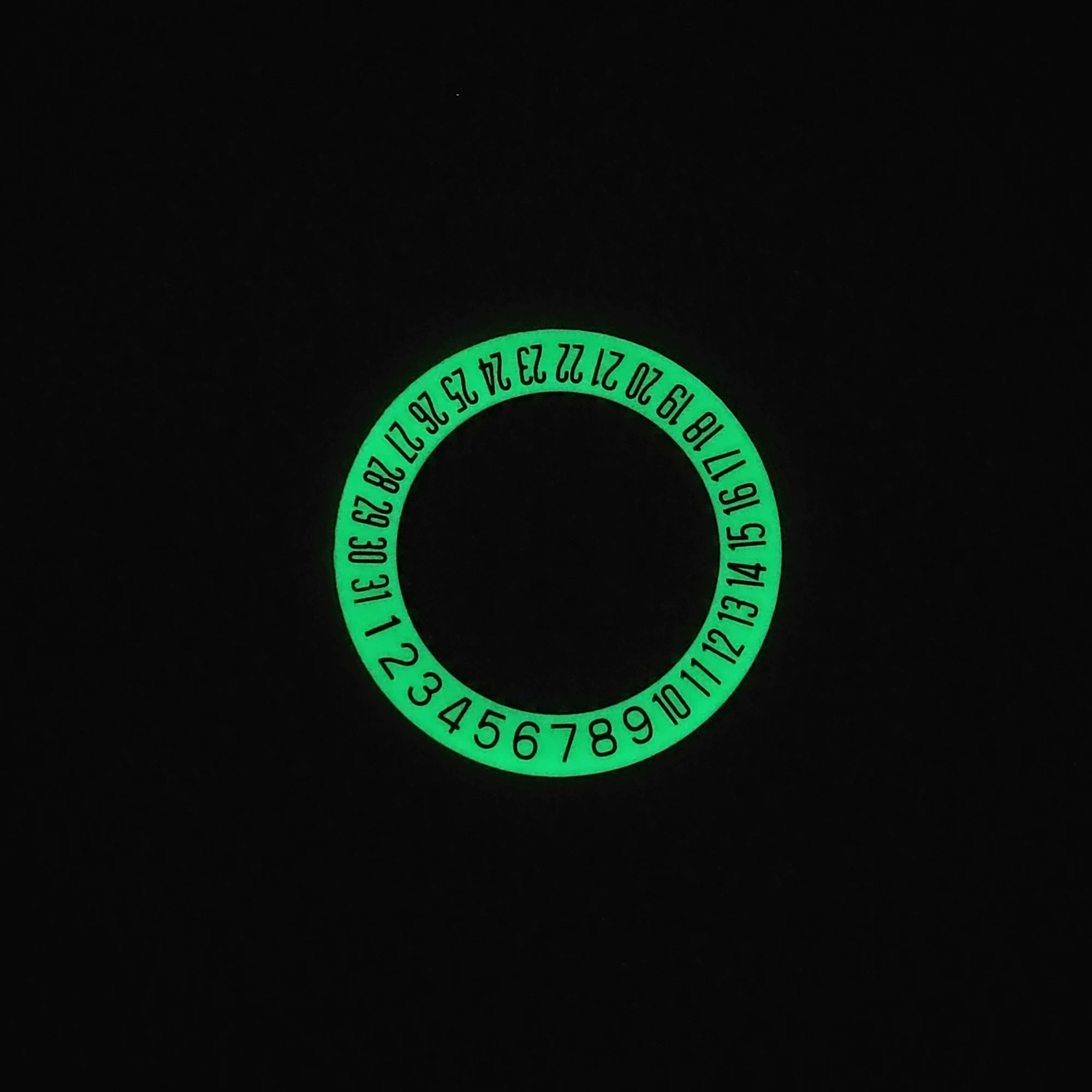 NH34 NH35 movement calendar disc night disc Calendar wheel 3 /3.8 crown position red yellow black grey green blue luminous