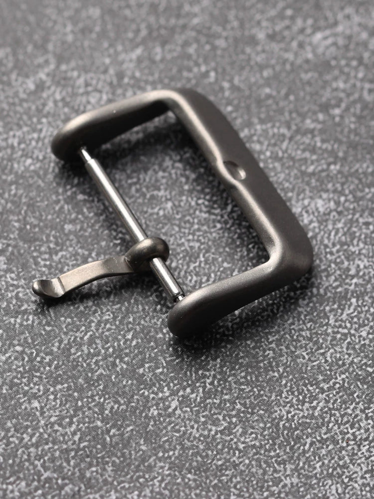 Titanium Clasp High anti-oxidation 18MM 20MM titanium Bluckle for leather rubber Nylon strap mouth durable
