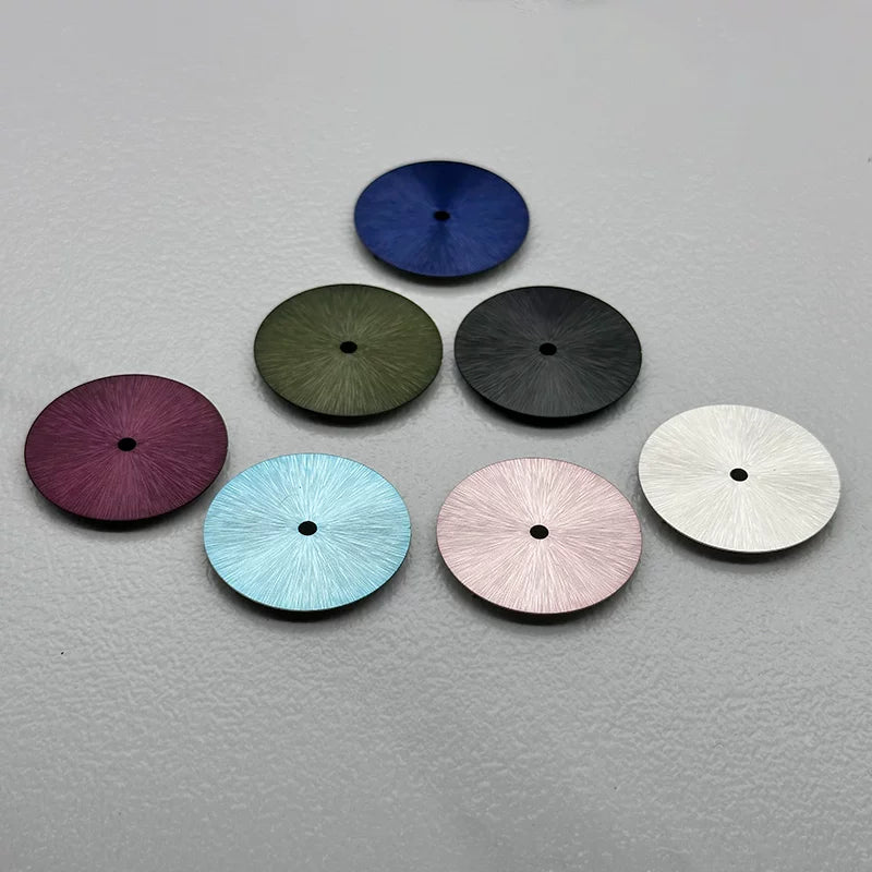 Radial texture Blank Dial for NH35 ETA2824 Miyota 8215 28.5mm full sterile Empty