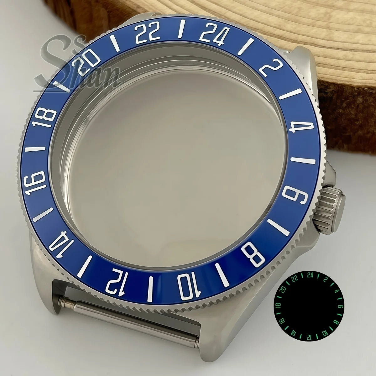 40mm tactics frog FX diving watch case dome sapphire luminous bezel NH34A NH35A ETA2824 PT5000 movement parts