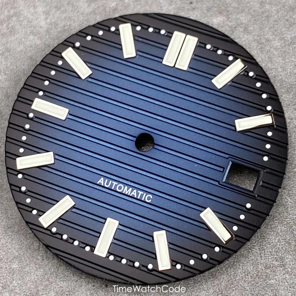 Nautilus Dial For NH35 movement NH36 NH38 NH70 NH71 NH72 29.2mm green Luminous Hands set