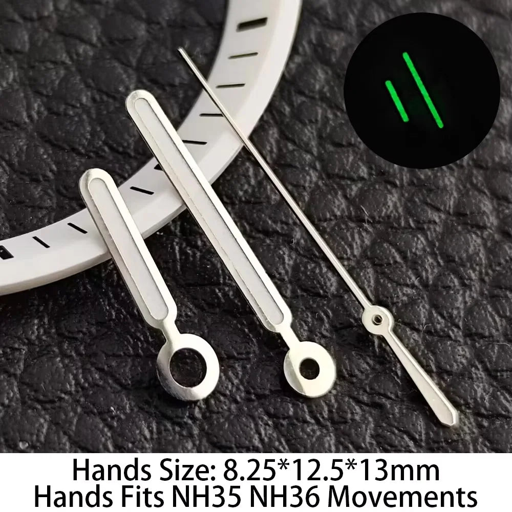 44mm Square Watch Case Cubitus Mod part NH34 NH35 NH38 36 Movement Sapphire for 29.5MM Dial