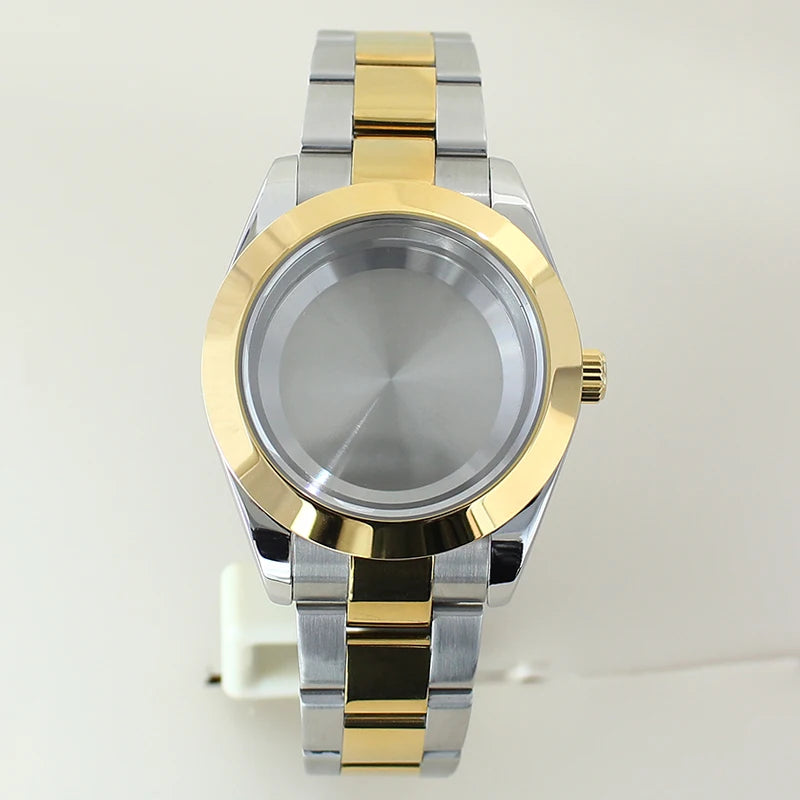 36mm 39mm Bevel Edge Watch Case Bracelet Sapphire Crystal For Seiko NH35 NH36 NH38 NH34 Miyota8215 Movement 28.5 Dial