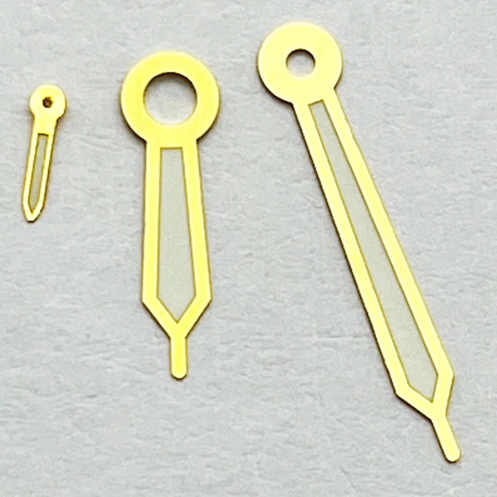 Nipple end ETA6497 Watch Hands Silver/Blue/Gold/RoseGold Green Luminous Fit ETA 6497 6498 ST3600 3620 Movement Accessory Part