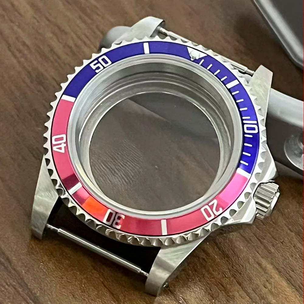 Retro Diver case 39mm,10bar waterproof stainless steel sapphire crystal case, suitable for NH34, NH35, NH36 mechanical movement accessories