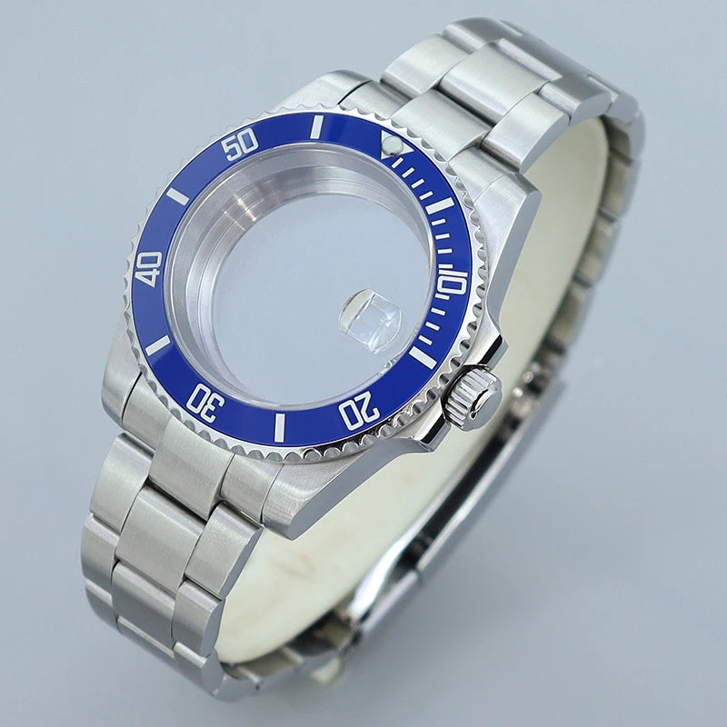 40MM Submariner watch case Eta2824 Sw200 PT5000 Sloping Bezel Sapphire GMT Yacht Master