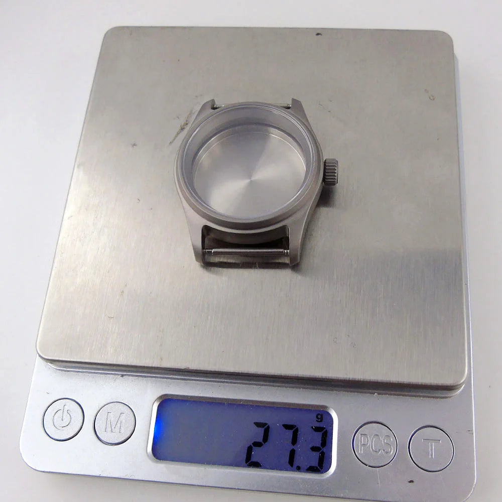 Titanium Pilot Case 36mm 39mm for miyota8215 821A ETA 2836 2834 NH34 NH35 NH36 ETA2824 PT5000 20ATM Dive Case Parts