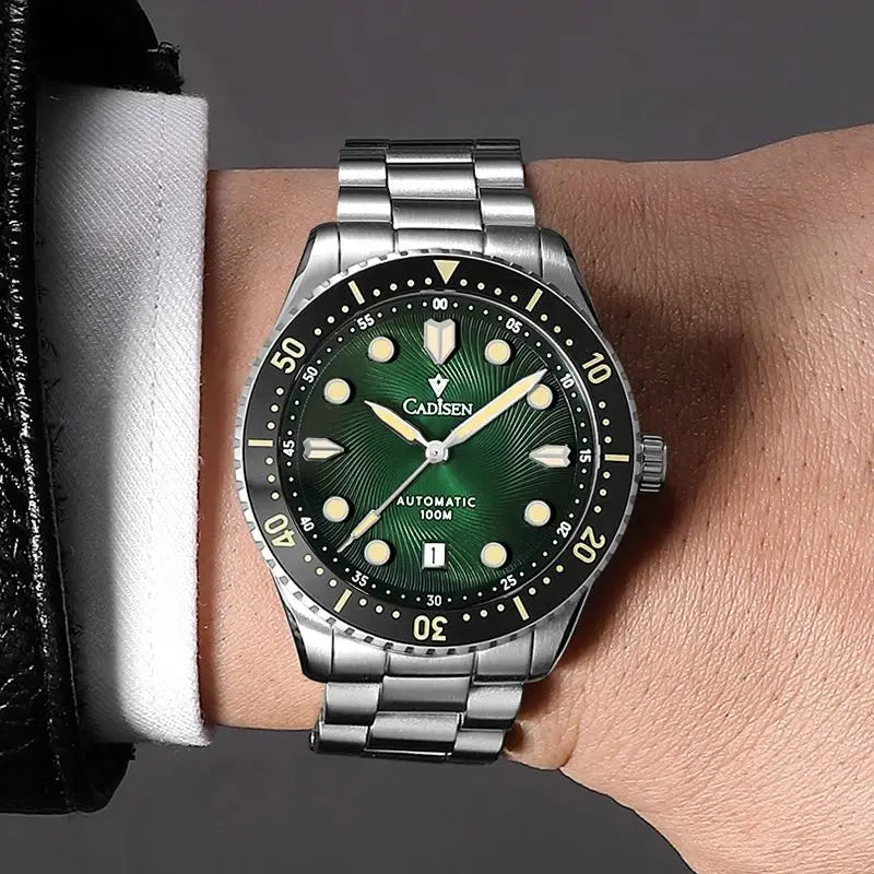 CADISEN C8245 Diver AR Sapphire MIYOTA 8215 Mechanical Wristwatch