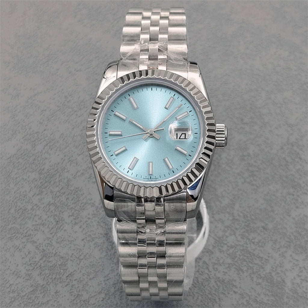 31mm Lady Watch DateJust Japan NH05 Automatic Sapphire Glass 100M Waterproof Women‘s Watch Fluted Bezel’