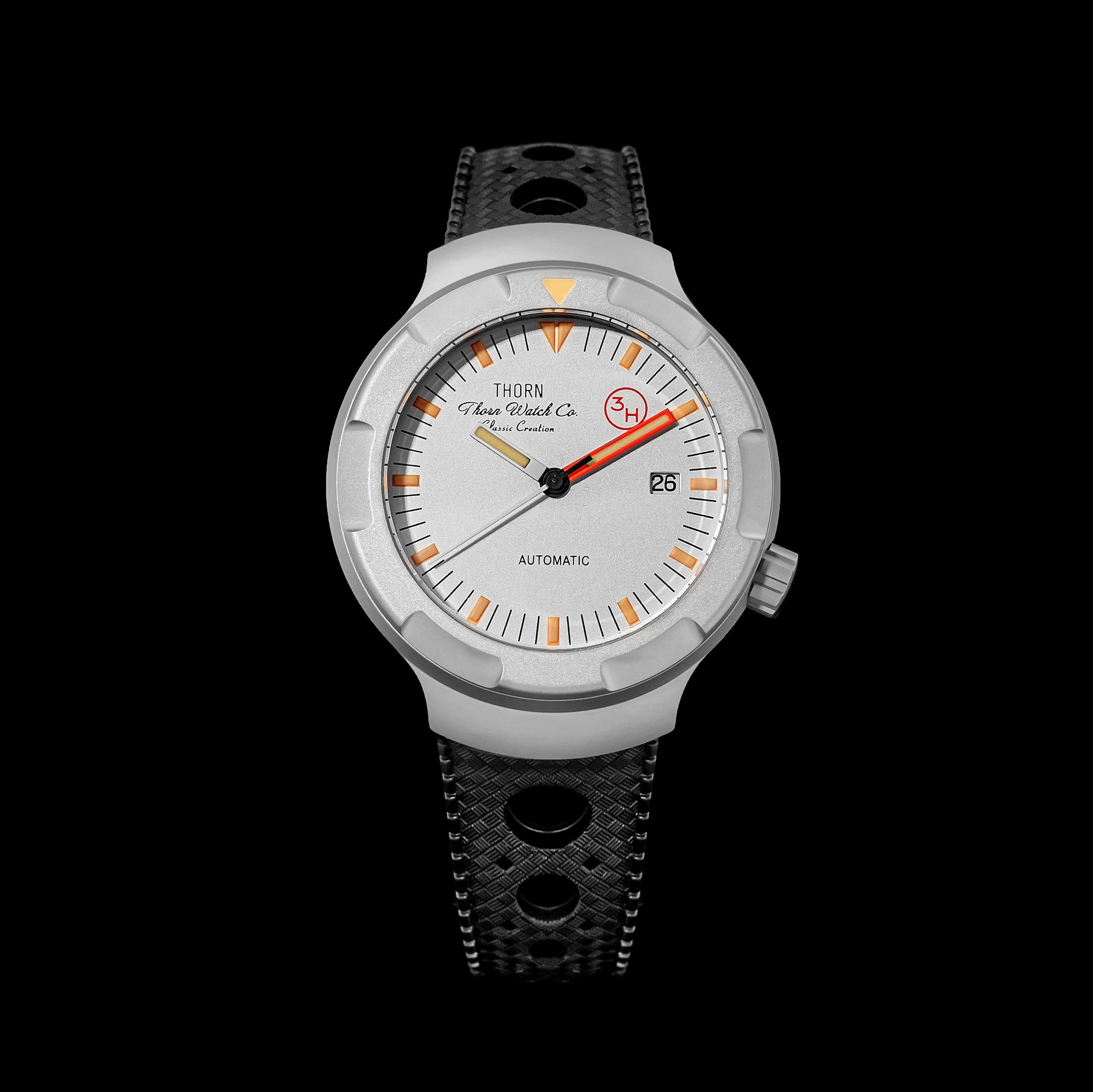 Thorn 42mm Men's Retro Titanium Diver Watch PT5000 Automatic