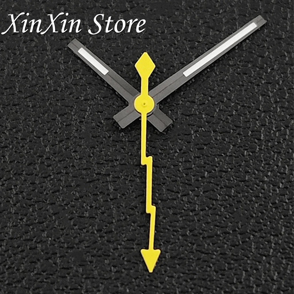 Black NH35 28.5mm Watch Dial Who Cares With Lightning Second Hands For NH35 4R35 Movement Who Cares Lt's Already Late Replace Watch Dial