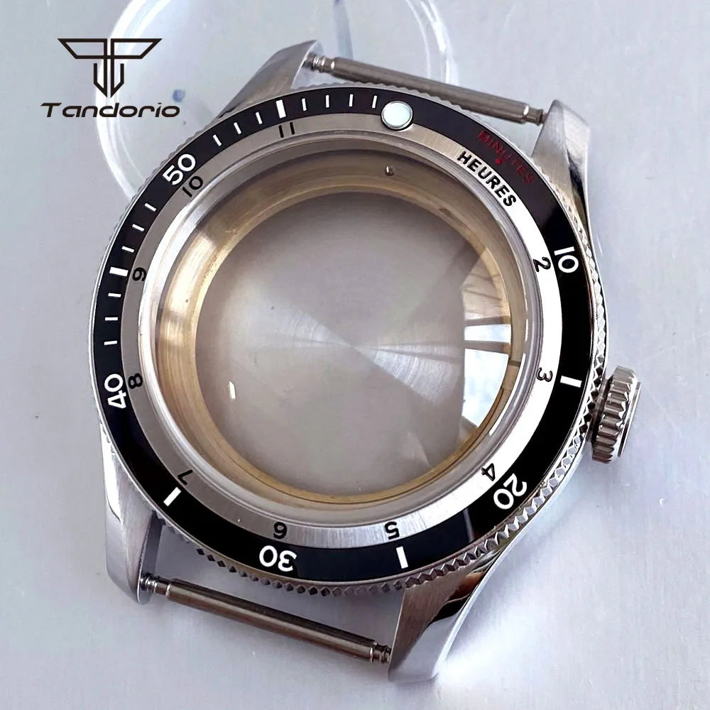 40mm Serica Mod ダイブケース ドーム型サファイア + ブレスレット + 31mm 文字盤 + 針 Mod アクセサリー NH35 NH36 NH38 ETA2824 PT5000 ST2130 Miyota8215 に対応