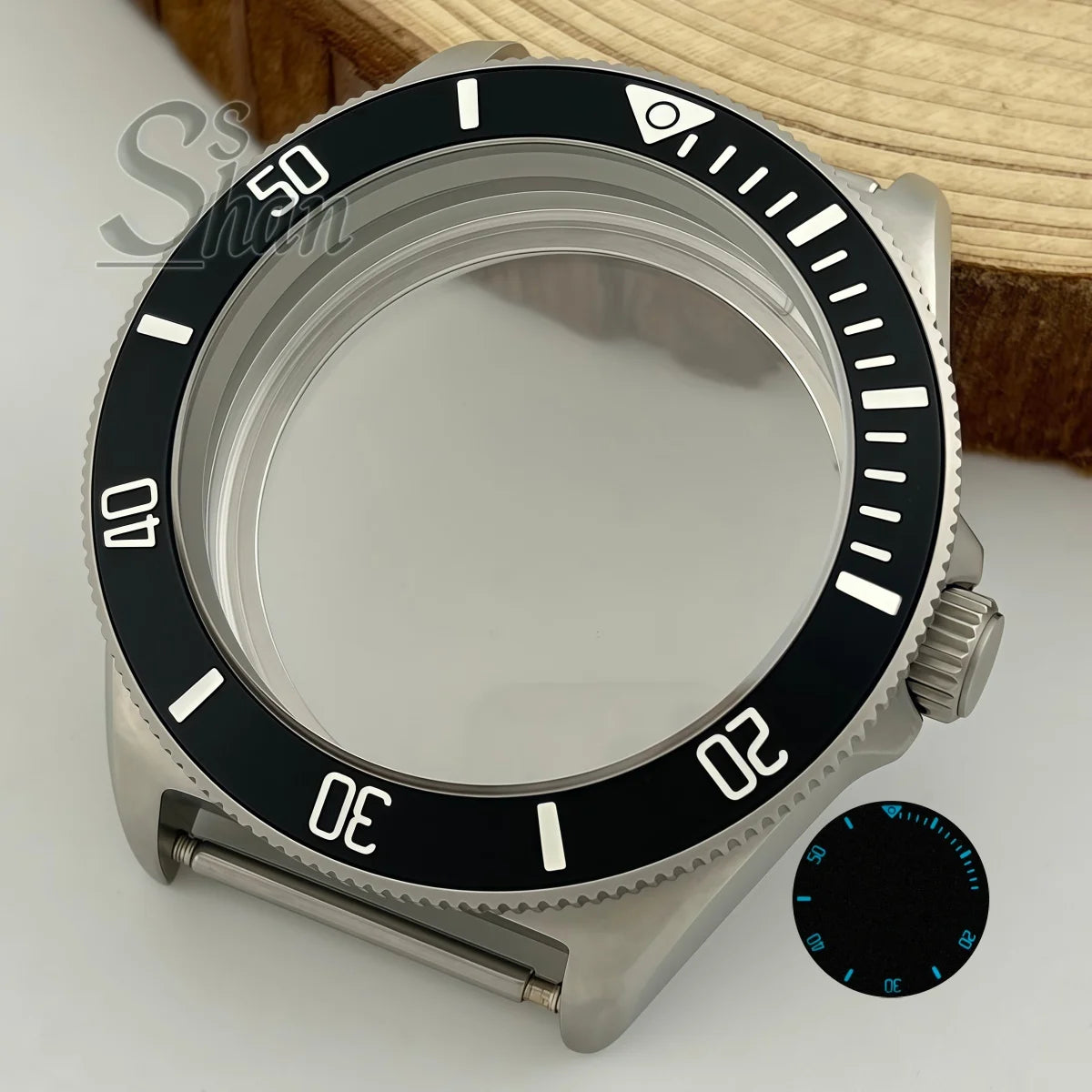 40mm tactics frog FX diving watch case dome sapphire luminous bezel NH34A NH35A ETA2824 PT5000 movement parts