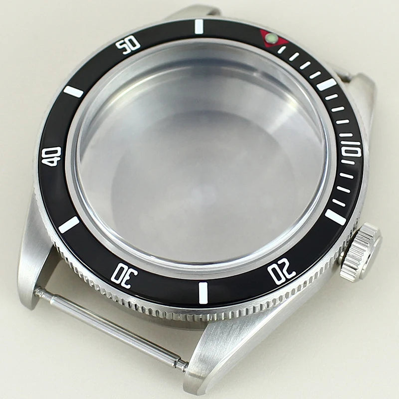 39mm ダイブウォッチケース BB58 Mod 20BAR 防水ドーム型サファイアガラス 39mm ブラックベイウォッチケース NH34 NH35 NH36 NH70 ETA2824 PT5000 ウォッチパーツ用