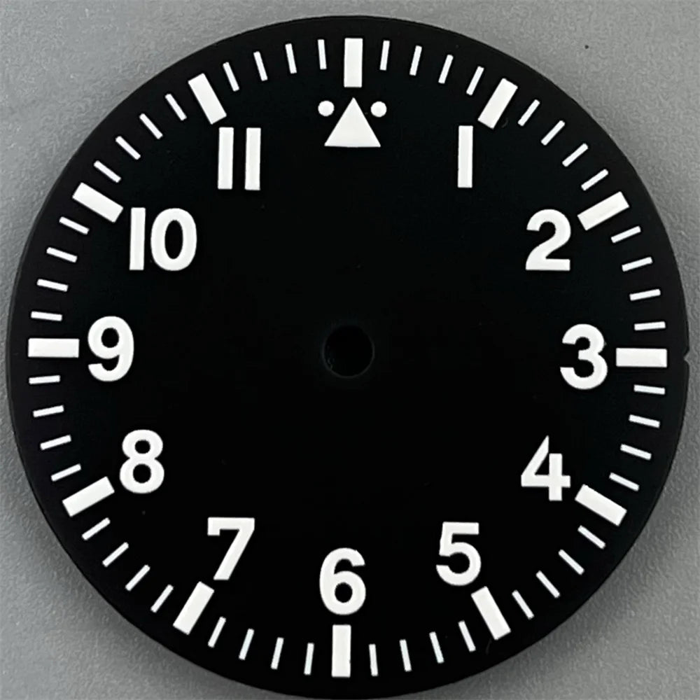 29mm NH35 Watch Dial White Black Blue Dial Green Luminous Fit TMI NH35 NH36 ETA2824 Mingzhu DG2813 Miyota8215 PT5000 Movement