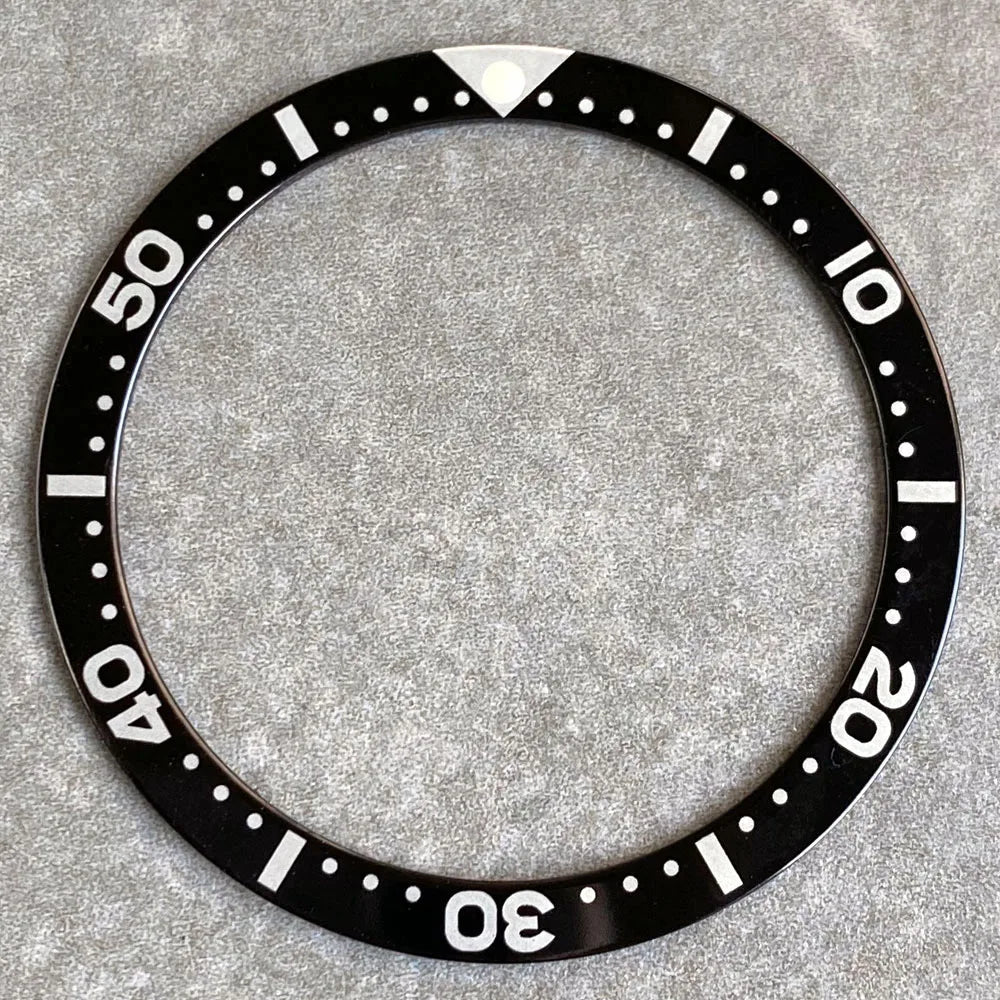 SKX007 bezel 38mm*31.5mm Watch Bezel Black/Blue/Green/Orange Aluminum Alloy Insert