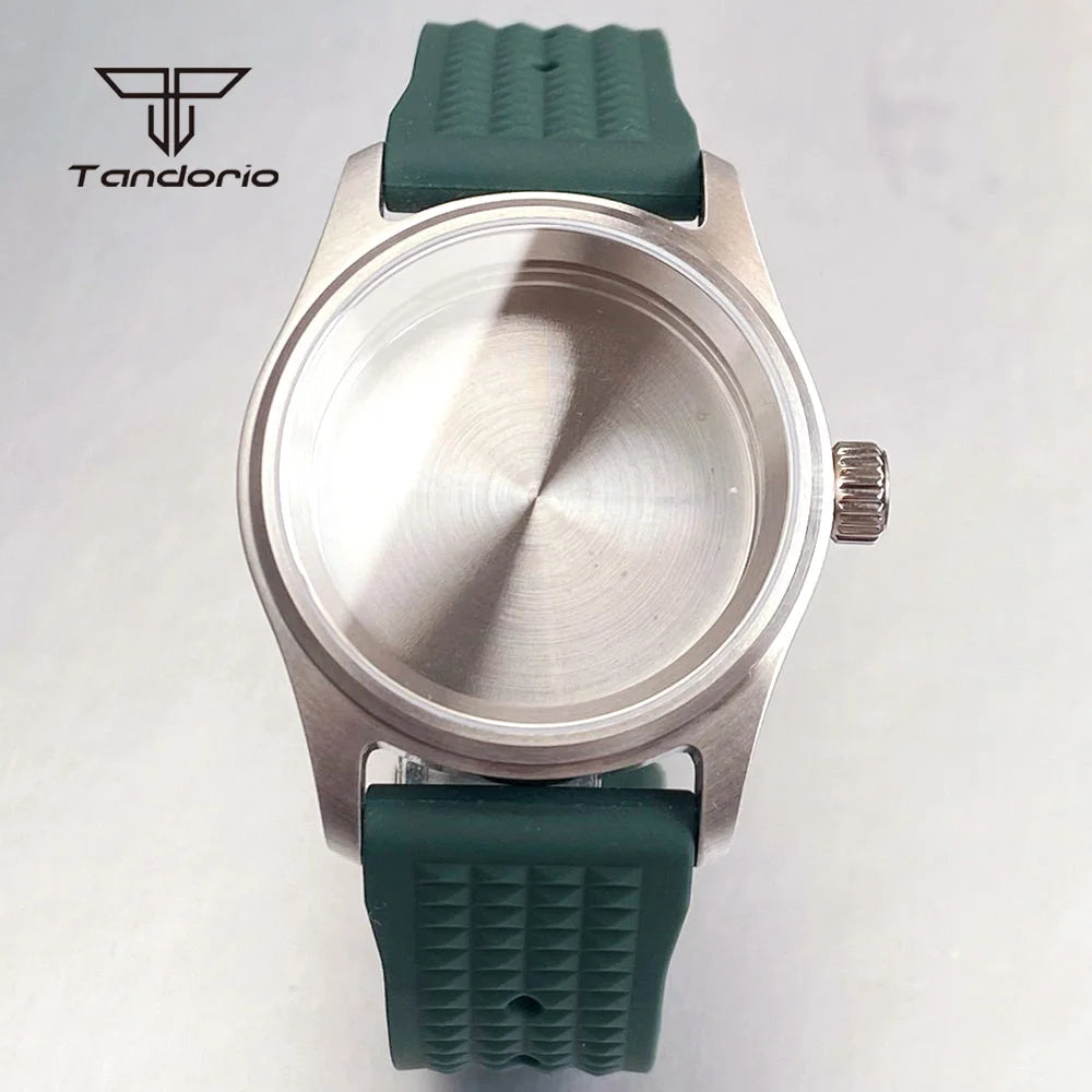 Pilot Watch Case Stainless Steel 36mm/39mm +Watchband Sapphire Fit NH34 NH35 NH36 ETA2824 PT5000 Miyota8215 821A Movt