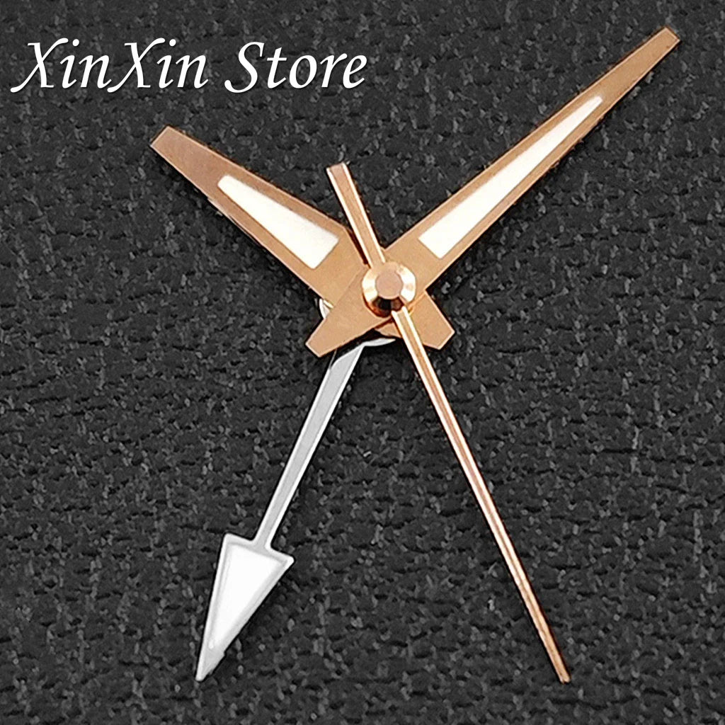 GS 4 Pointers NH34A GMT Watch Hands C3 Green Luminous Watch Needles for NH34 NH35 NH36 NH38 Movement